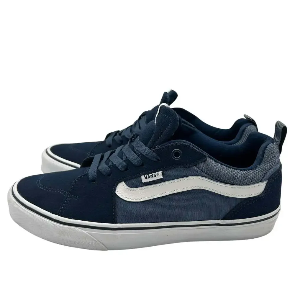 Vans Filmore Decon Navy Suede Canvas Sneakers Mens Size 9
